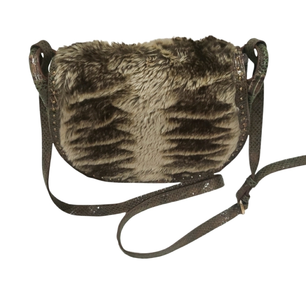 Steven By Steven Madden Jeldora Genuine Suede Messenger Crossbody Bag